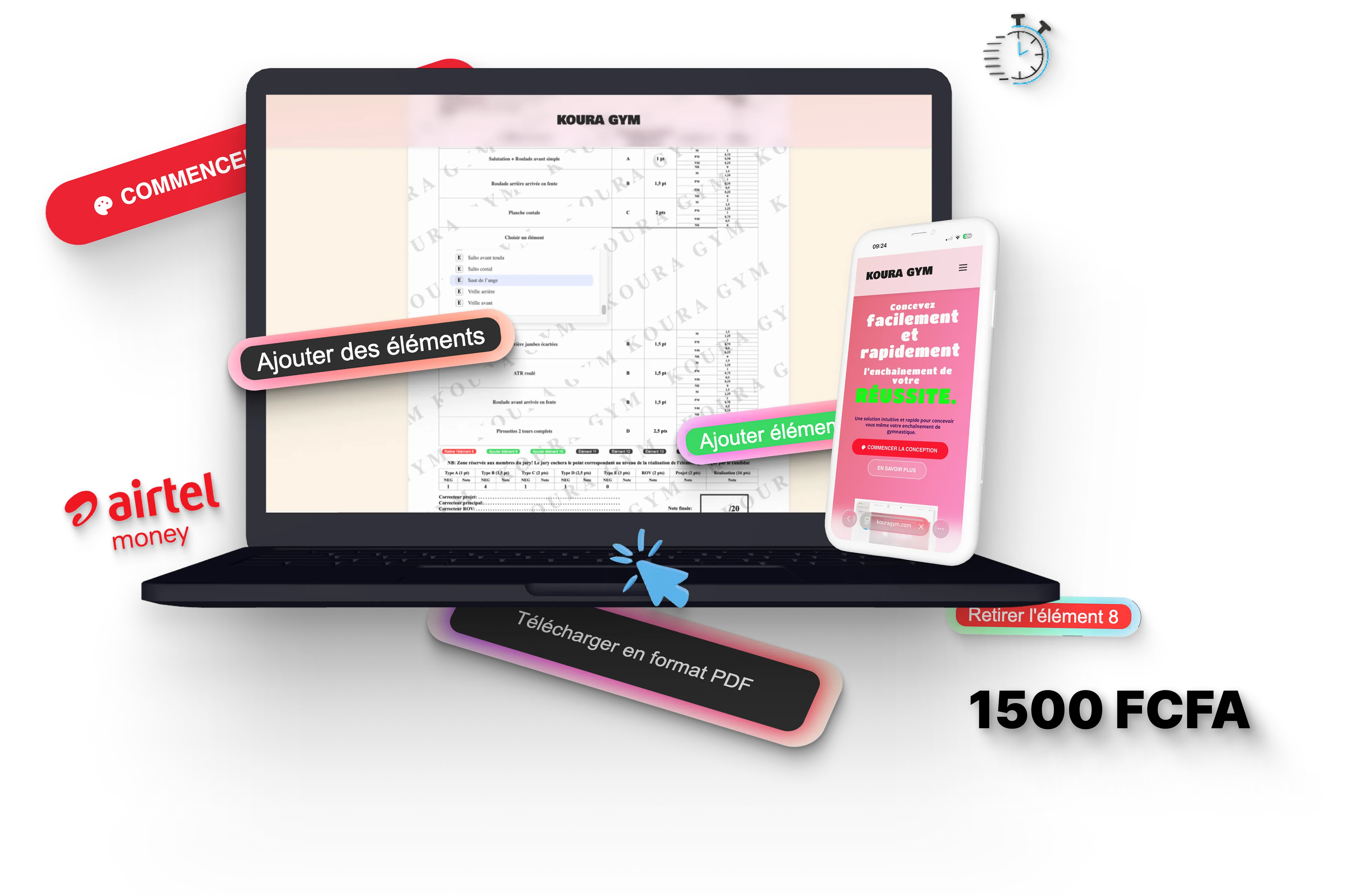 Illustration KOURA GYM